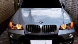 Реснички на фары для BMW X5 E70 2006-2013
