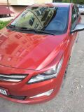 Реснички на фары для Hyundai Solaris 2014-2017 рестайлинг (ft) (ВБ,АО) A3-8