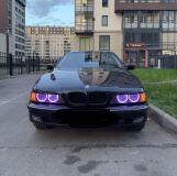 Реснички на фары для BMW 5 (E39) рестайлинг 2001-2004