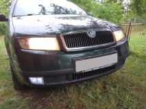 Реснички на фары SKODA FABIA MK1