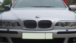 Реснички на фары для BMW 5 E39 (ft) НИЖНИЕ