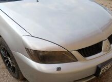 Реснички на фары для Mitsubishi Lancer 9 (ABS) ШИРОКИЕ