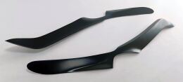Накладки на передние фары (реснички) Infiniti FX 35 2003-2008