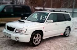 Реснички на фары для Subaru Forester SF5 1997-2000 г.в.
