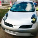 Реснички на фары для Nissan March K12 2002-