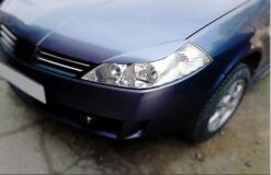Реснички на фары для Nissan Wingroad WFY11 2001-2005 рестайлинг
