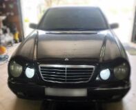 Реснички на фары MERCEDES E-class 210 1995-2002г