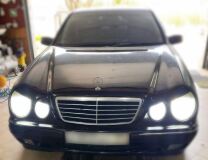 Реснички на фары MERCEDES E-class 210 1995-2002г