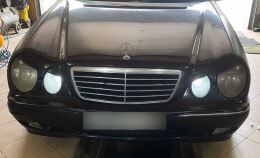 Реснички на фары MERCEDES E-class 210 1995-2002г