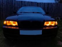 Реснички на фары для BMW 3 E46