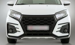 Бампер передний (тюнинг, с обтекателем радиатора) для Lada XRAY