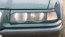 Реснички на фары (НИЗ) для BMW E36 (3 SERIES) А3-3
