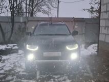 Реснички на фары для Mitsubishi Pajero Sport 2008-2017