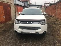 Реснички на фары для Mitsubishi Outlander 2012-