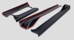 Накладки на пороги дверей (со скотчем) Nissan Almera Classic 2007-2012, (N16) 2003-2006 C3-6