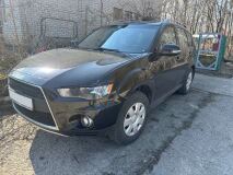 Реснички на фары для Mitsubishi Outlander 2009-2012 рестайлинг