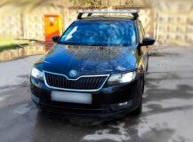 Реснички на фары SKODA RAPID 2013-2020г