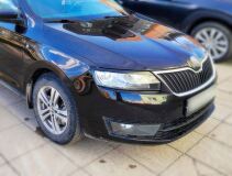 Реснички на фары SKODA RAPID 2013-2020г