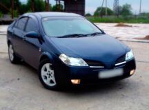 Реснички на фары для Nissan Primera HP12 2002-2008