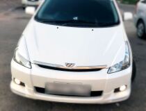 Реснички на фары для Toyota Wish ANE10 широкие