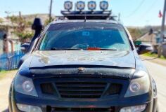 Реснички на фары для Ssang Yong Rexton 2001-