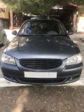  Решетка радиатора Hyundai Accent (три полосы матовая)