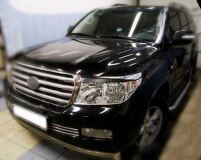 Реснички на фары для Toyota Land Cruiser 200 2007-2012 дорестайлинг