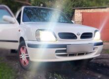 Реснички на фары NISSAN MARCH, MICRA 1998-2002г H3-12