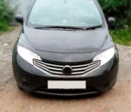 Реснички на фары для Nissan Note E12 2012-2016