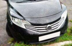 Реснички на фары для Nissan Note E12 2012-2016