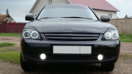 Решетка радиатора 2 полосы для LADA (ВАЗ) Priora 2170 2007-2018