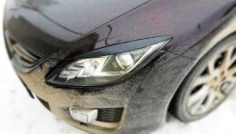 Накладки на фары (реснички) для Mazda 6 2007-2012 г.в.