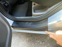 Накладки на внутренние пороги дверей для Ford Focus II 2005-2010