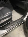 Накладки на внутренние пороги дверей (со скотчем) для Chery Tiggo 4 2017-2019, Chery Tiggo 4 2018-, Chery Tiggo 4 Pro 2020-