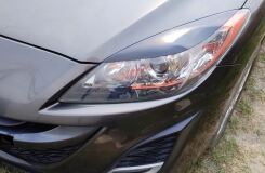 Реснички на фары для Mazda 3 2008-2013