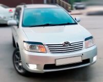 Реснички на фары для Toyota Corolla NZE121 рестайлинг 2004-
