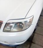 Реснички на фары для Toyota Corolla NZE121 рестайлинг 2004-