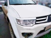Реснички на фары Mitsubishi Pajero Sport 2008-2017