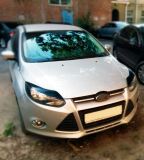 Реснички на фары для Ford Focus 3 (2011-2015) var№1 широкие