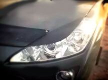 Реснички на фары для Peugeot 4007 2007-2012