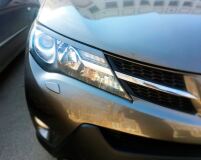 Реснички на фары для Toyota Rav4 2012-2015