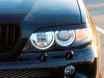 Накладки на фары (реснички) для BMW X5 E53 2003 - 2006