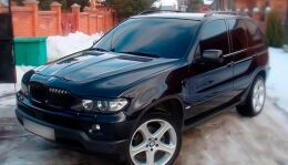 Реснички на фары для BMW X5 E53 2003 - 2006