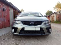 Накладки на передние фары (реснички) Kia Cerato 2008-2013