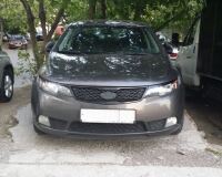 Накладки на передние фары (реснички) Kia Cerato 2008-2013
