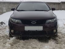 Накладки на передние фары (реснички) Kia Cerato 2008-2013