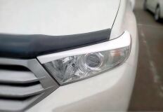 Реснички на фары для TOYOTA HIGHLANDER 2010-2013 XU40