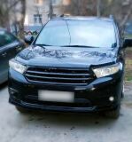 Реснички на фары для TOYOTA HIGHLANDER 2010-2013 XU40