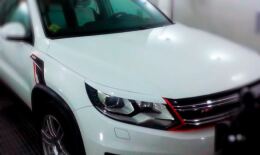 Реснички на фары для Volkswagen Tiguan 2011-2017