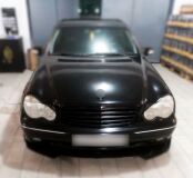 Реснички на фары MERCEDES C-class 203 2000-2007г